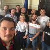 ​Прем’єр-міністр Олексій Гончарук та новопризначена Міністр у справах ветеранів Оксана Коляда зустрілися з представниками Руху ветеранів України