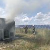 ​На Херсонщині загорілася сонячна електростанція