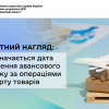 ​Валютний нагляд: як визначається дата здійснення авансового платежу за операціями з імпорту товарів