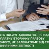 ​Оплата послуг адвокатів, які надають безоплатну вторинну правову допомогу, не залежатиме від строків подання ними звітності.