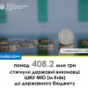 ​ДЕРЖАВНІ ВИКОНАВЦІ ЦМУ МЮ (м.Київ) СТЯГНУЛИ НА КОРИСТЬ ДЕРЖАВНОГО БЮДЖЕТУ ПОНАД 408.2 МІЛЬЙОНИ ГРИВЕНЬ