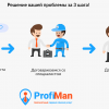 ​Онлайн сервіс Profiman - це  швидкість, зручність та прозорість в пошуку виконання послуг
