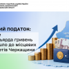 Єдиний податок: майже 1,3 мільярда гривень надійшло до місцевих бюджетів Черкащини