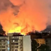 ​Нічна пожежа під Москвою: в Долгопрудному згоріла казарма російських ППО-шників