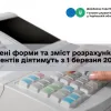 ​Оновлені форми та зміст розрахункових документів діятимуть з 1 березня 2025 року, - ДПС