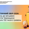 ​Туристичний збір-2026: за січень до місцевих бюджетів Черкащини надійшло 722 тисячі гривень