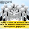 ​Минулого року у Львівській, Рівненській то Волинській областях зареєстрували 823 громадських формувань