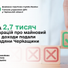 ​Понад 2,7 тисячі декларацій про майновий стан і доходи подали громадяни Черкащини