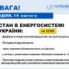 ​Дефіцит потужності в енергосистемі відсутній і не прогнозується