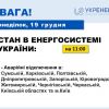 ​В «Укренерго» підтвердили кілька попадань в об'єкти інфраструктури після нічної атаки дронів