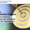 ​Майже 2,3 мільярда гривень єдиного податку надійшло до місцевих бюджетів Черкащини