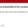 ​Відомі фіналісти у гонці за крісло прем'єр-міністра Британії, —  The Guardian
