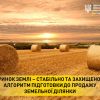 Ринок землі – стабільно та захищено: алгоритм підготовки до продажу земельної ділянки