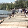 ​"Дніпровський понт": на Монастирський півострів збудували нову переправу
