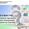 Майже 9 млн грн заборгованої зарплатні отримали працівники Черкащини за 4 місяці