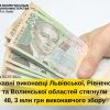 Державні виконавці Західного міжрегіонального управління Міністерства юстиції (м. Львів) стягнули більше  48 млн грн виконавчого збору