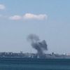 ​Росіяни влучили в об'єкти інфраструктури Одеського морського торгового порту двома крилатими ракетами типу "Калібр"