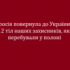 ​росія повернула до України 12 тіл наших захисників, які перебували у полоні 