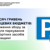 280 тисяч гривень до місцевих бюджетів: надходження збору за місця для паркування транспортних засобів на Черкащині