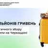8 мільйонів гривень туристичного збору сплатили на Черкащині
