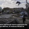 ​Російське вторгнення в Україну : Семеро вбитих, 15 зникли безвісти. Окупанти скоїли 243 злочини проти журналістів та медіа України