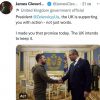 ​⚡️Глава МЗС Британії Джеймс Клеверлі зустрівся у Києві з президентом України Володимиром Зеленським