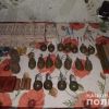 ​На Луганщині поліцейські вилучили вибухівку та арсенал боєприпасів