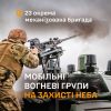​Мобільні вогневі групи 23 ОМБр на захисті неба