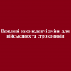​Важливі законодавчі зміни для військових та строковиків