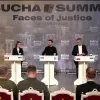 ​Прес-конференція лідерів України, Словенії, Словаччини, Хорватії та Молдови за підсумками Бучанського саміту