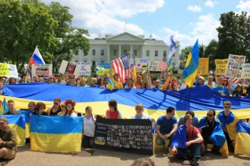 ​Під стінами Білого дому відбувся мітинг на підтримку України