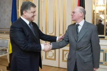 ​Президент України Петро Порошенко провів зустріч з головою Бундестагу Норбертом Ламмертом