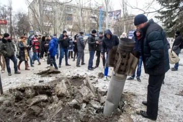 ​Не розірвані снаряди на подвір’ї у жителів Краматорська