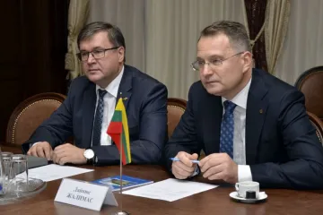 ​Юрій Луценко провів зустріч із Президентом Конституційного Суду Литовської Республіки Дайнюсом Жалімасом