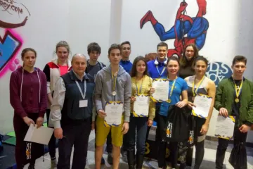 ​Відбувся Чемпіонат України зі скелелазіння серед студентів