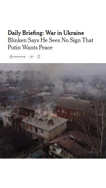 ​Адміністрація Байдена не бачить "жодних доказів" того, що президент росії готовий до серйозних мирних переговорів у війні проти України