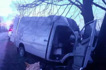 ​ 			 	  	Под Киевом микроавтобус врезался в дерево: двое погибших, один пострадавший 	  	 	  