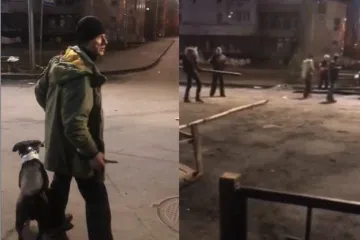 ​В Києві озброєні псевдоактивісти напали на будівельників: є постраждалі
