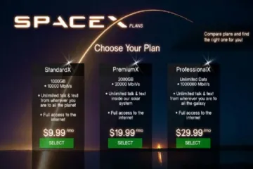 ​У мережі з’явилися «тарифи» на інтернет від SpaceX