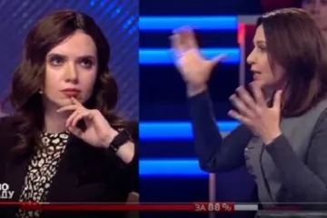 ​«Да наф*г нам это надо? Горите в аду!»: журналистку с телеканала Порошенко размазали по стенке в прямом эфире