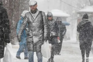​ 			 	  	В Украину идут метели и мороз до -16 	  	 	  