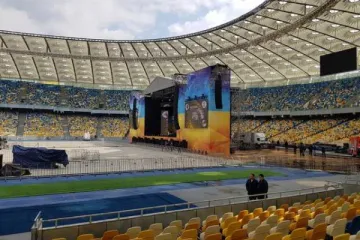 ​ 			 	  	На &quot;Олимпийском&quot; завершили подготовку к дебатам: Фото и видео изнутри стадиона 	  	 	  