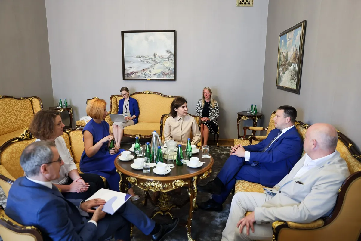 Ірина Венедіктова зустрілась із спікером парламенту Естонії Рійгікогу Юрі Ратасом (ФОТО)