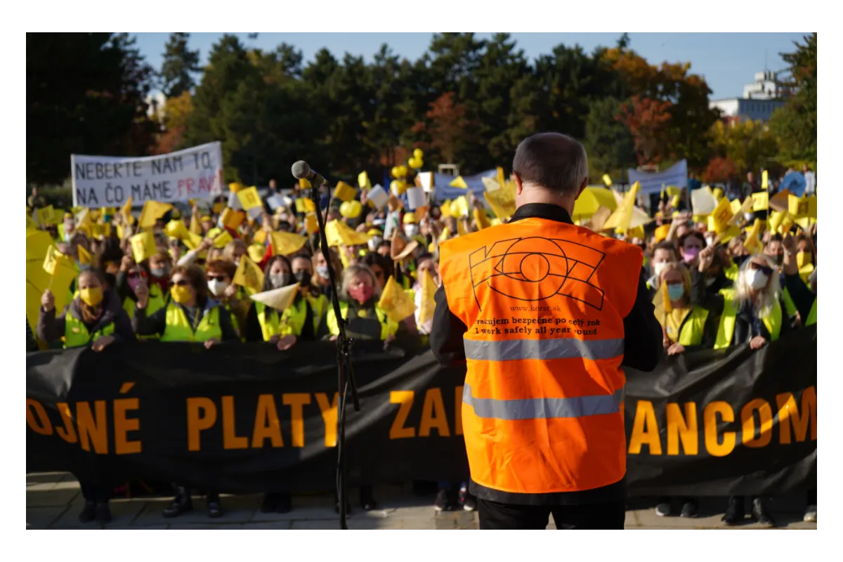 Європейська конфедерація профспілок підтримує протести робітників в Словаччині