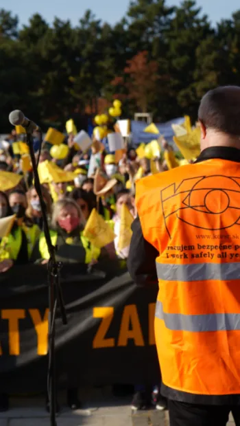 ​Європейська конфедерація профспілок підтримує протести робітників в Словаччині