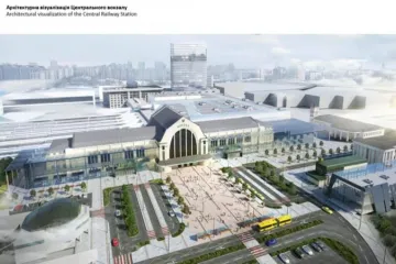 ​Появились фото, как будет выглядеть железнодорожный вокзал Киева после реконструкции