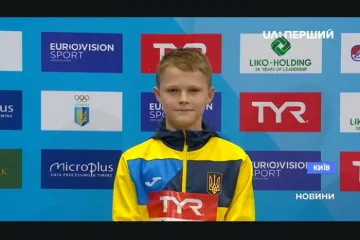 ​13-річний Українець  Олексій Середа став наймолодшим чемпіоном Європи зі стрибків у воду за всю історію змагань