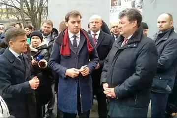 ​Премьер-министр Украины Алексей Гончарук приехал в Житомир, чтобы осмотреть образцово-показательное ОСББ