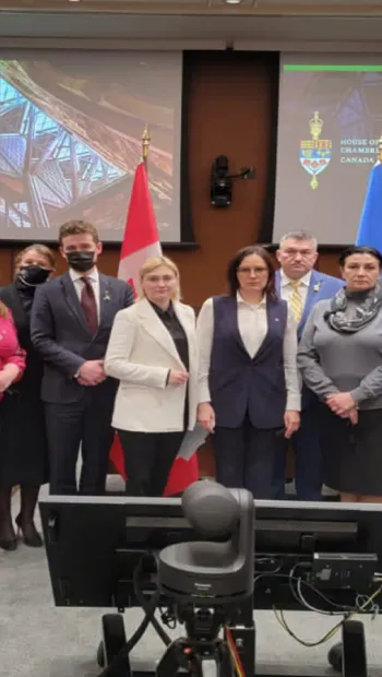 ​Підсумки нашого парламентського візиту в Канаду разом з Lesia Zaburanna, Ivanna Klympush-Tsintsadze, Anastasia RadinaYevheniya Kravchuk: