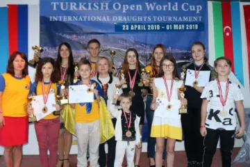 ​Юні шашкісти здобули 28 нагород чемпіонату Європи